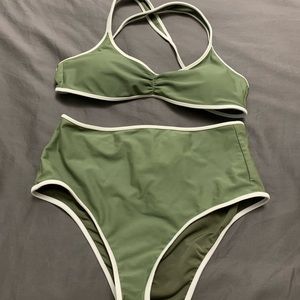Aerie high waisted bathing suit